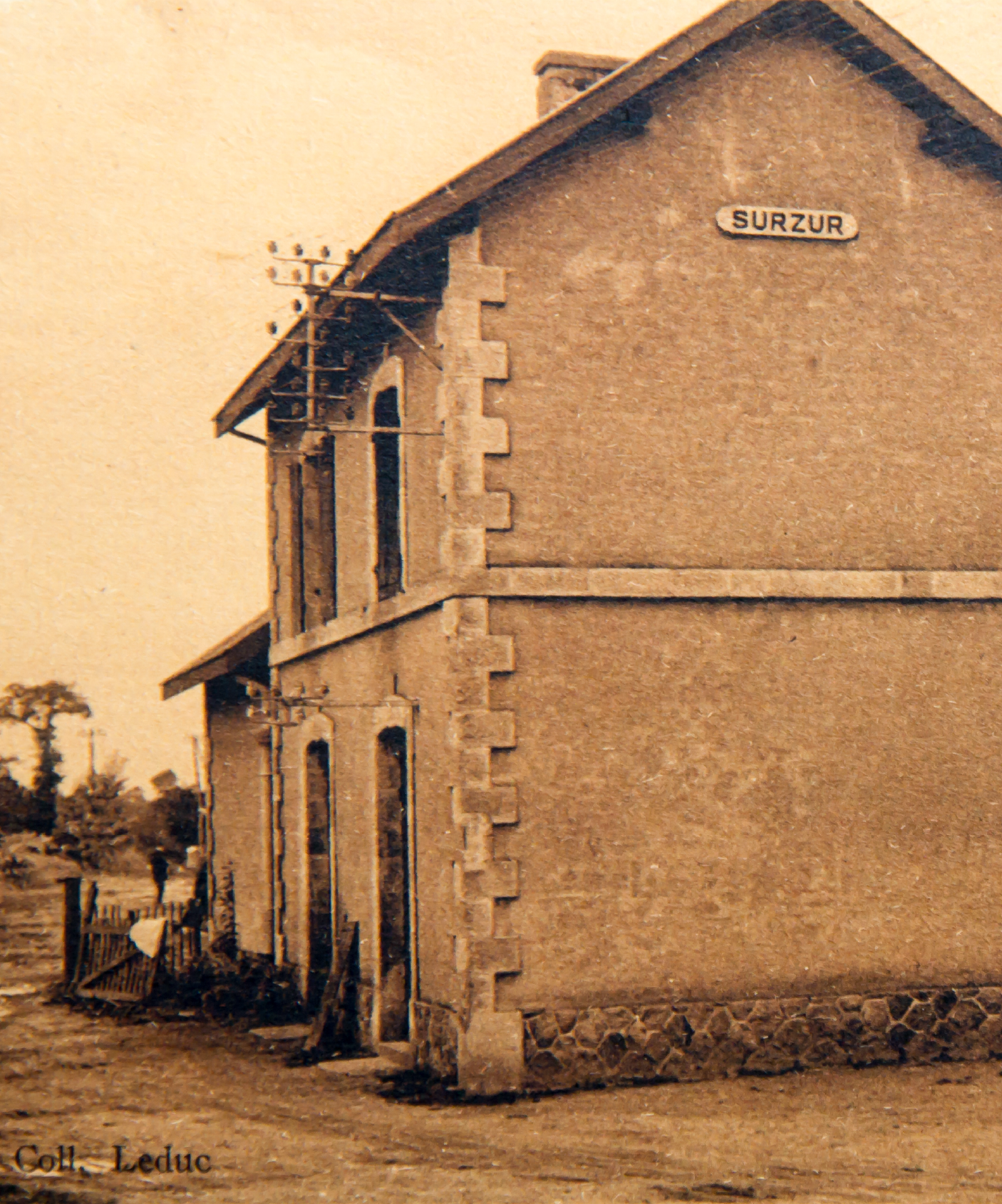 Photo de l'ancienne gare de Surzur