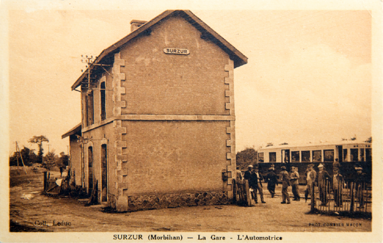 Photo de l'ancienne gare de Surzur