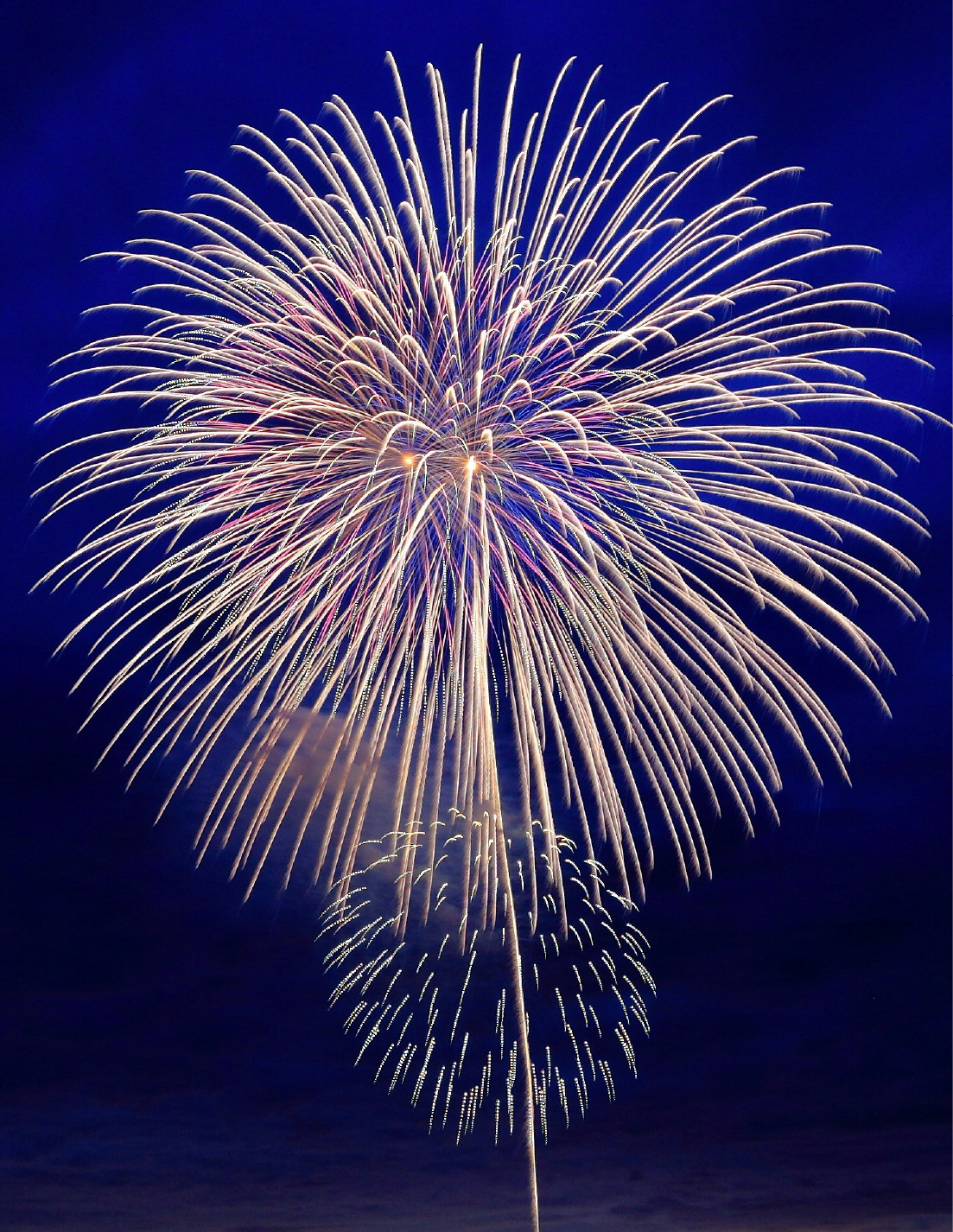 Photo d'un feu d'artifice