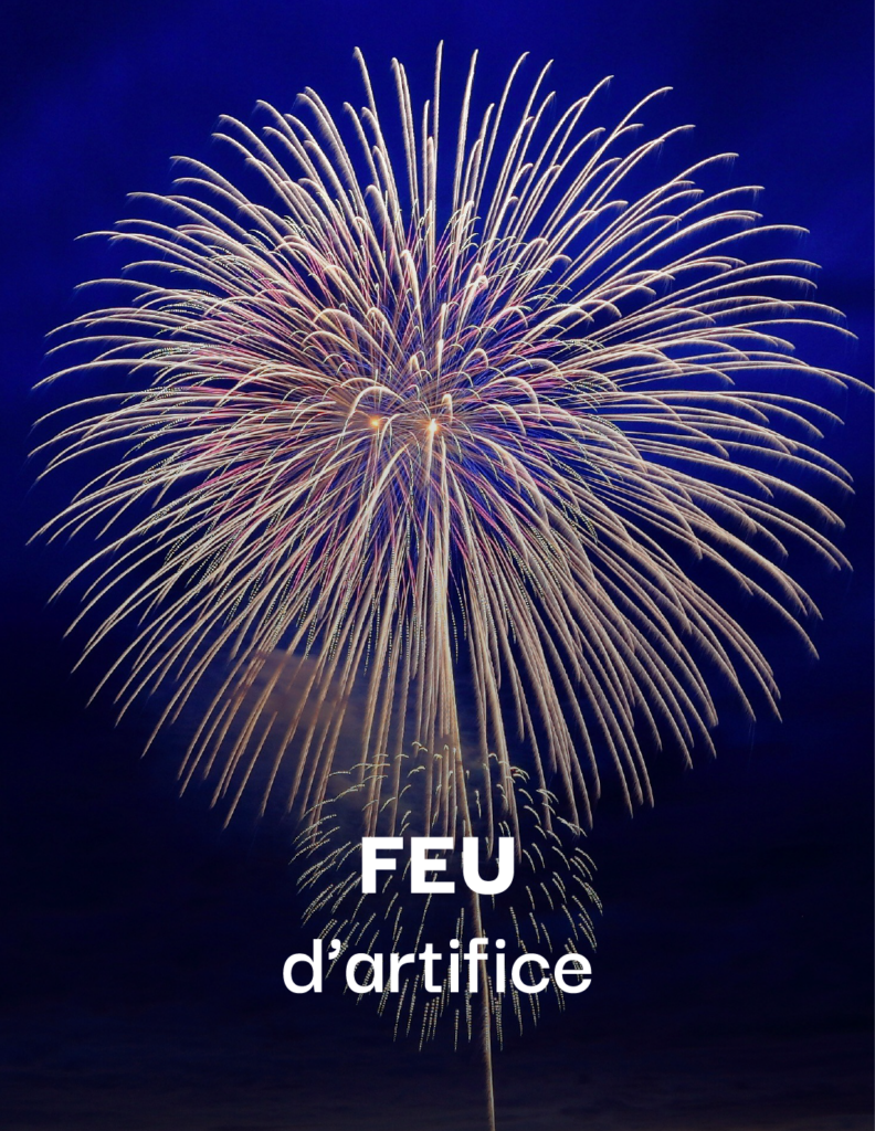 Photo d'un feu d'artifice