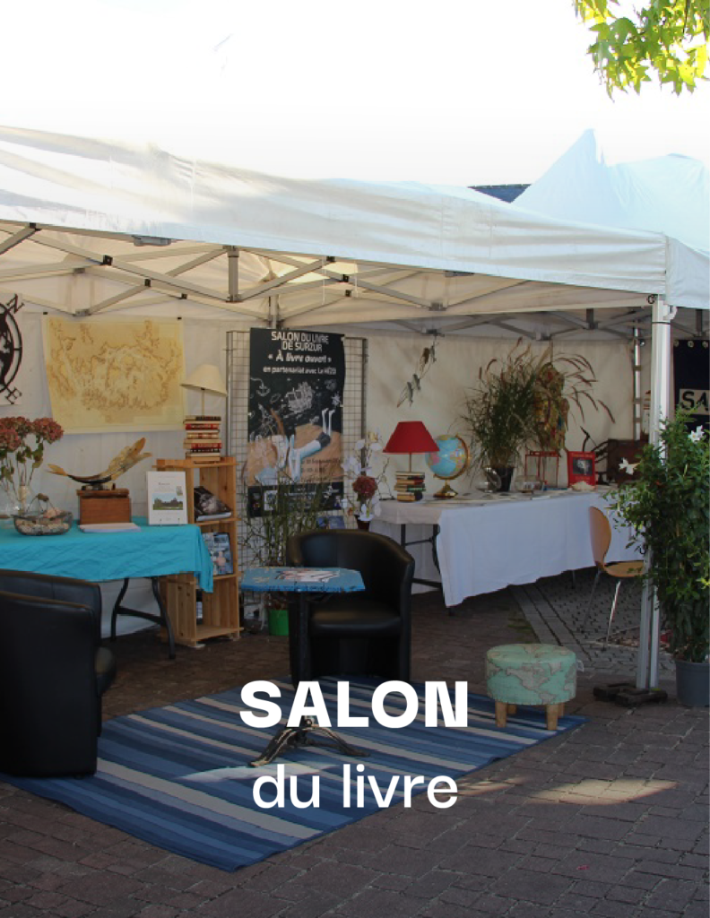 Photo salon du livre surzur